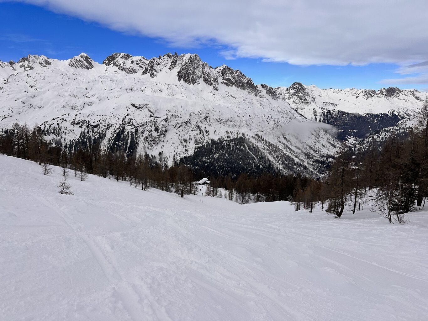 Offpiste im Bereich Tabé