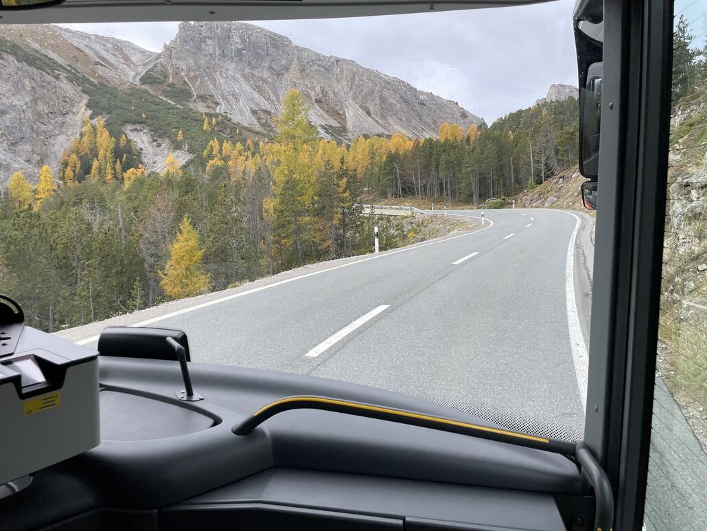 Kurz vor der Passhöhe