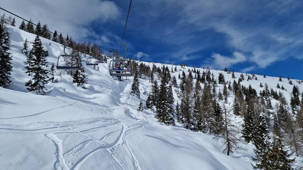 Ein Anblick wie aus dem Bilderbuch. Für Mitte März waren das hervorragende Verhältnisse.