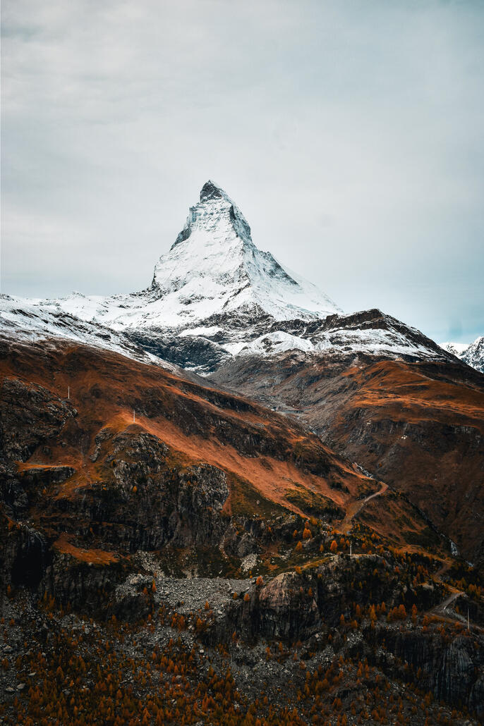 wir erreichen dristelen, dieser ausblick hat man hier