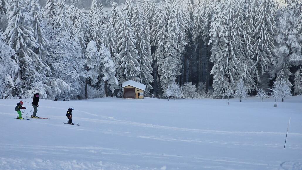20240112_094714.jpg (656.08 KiB) 1215 mal betrachtet Talstation des ehemaligen dritten Skiliftes, welcher den noch bestehenden Lift auf seiner gesamten Länge gedoppelt hat und bis auf diesen letzten sichtbaren Hang, die selben Abfahren erschlossen hatte.