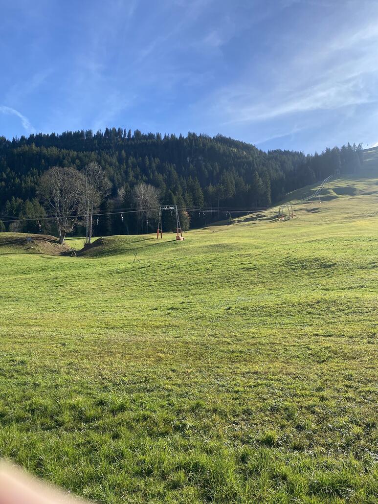 Der Skilift Eggwald ist bereit