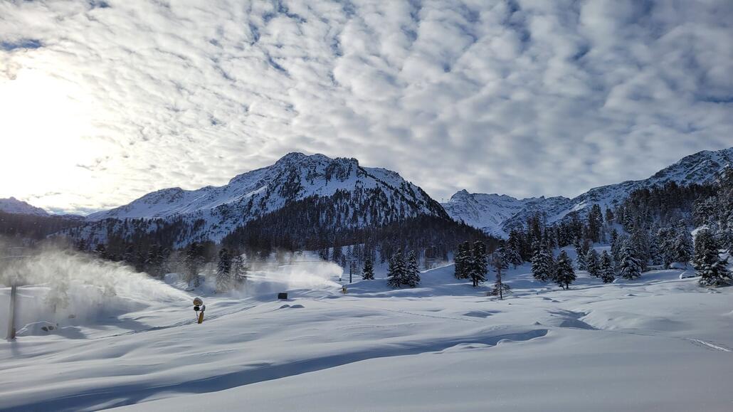 Blaue Variante im Tortinbereich
