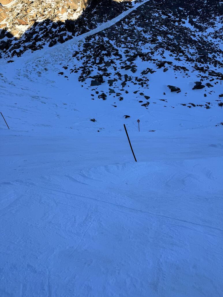 Die neue Variante trotz Verschiebungen eisig und steinig.