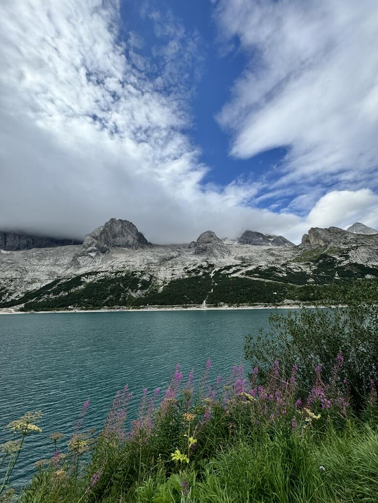 Etwas später sind wir schon auf dem Fedaiapass