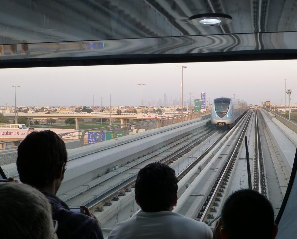 Und mit der Metro wieder in die Stadt