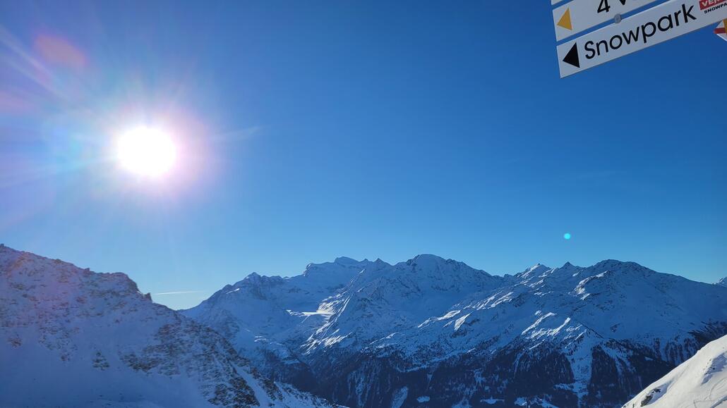 Grand Combin hat sich in Szene gesetzt