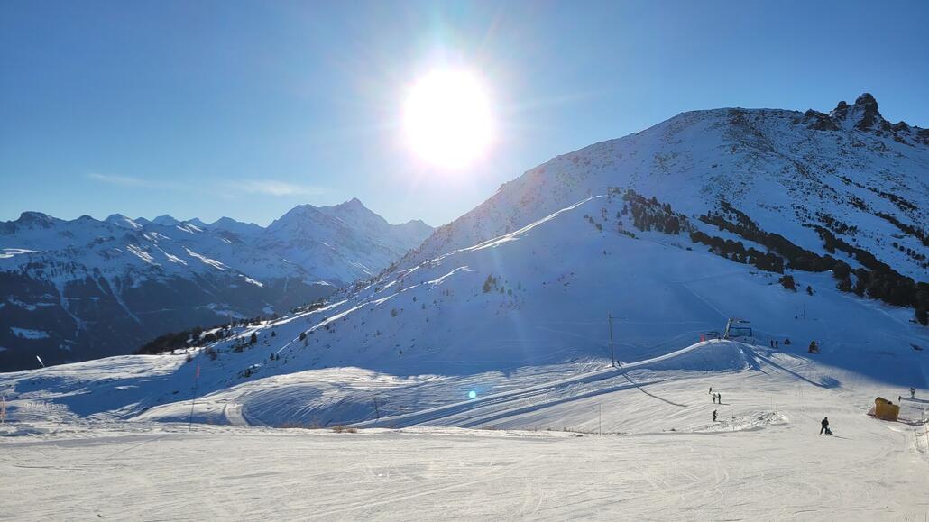 Am Gipfel, Wetter erneut tadellos heute.