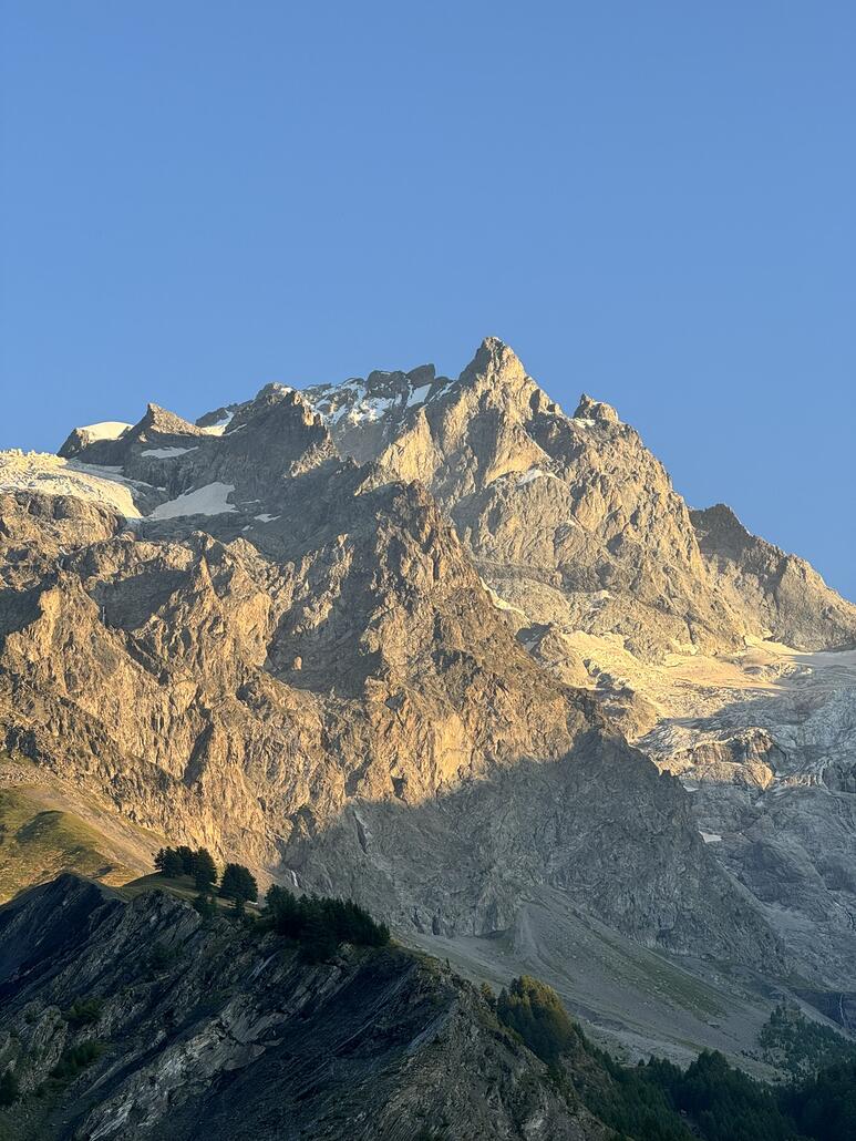 Die Meije im Abendlicht
