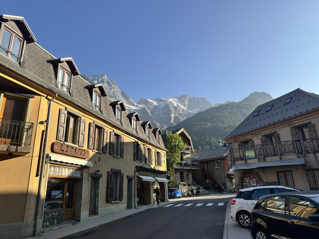 allgegenwärtig, das Meije Massiv