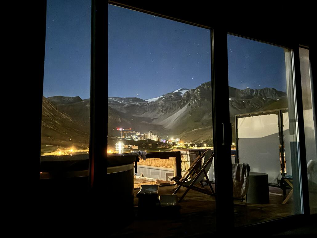 Und ins Bett mit diesem Ausblick