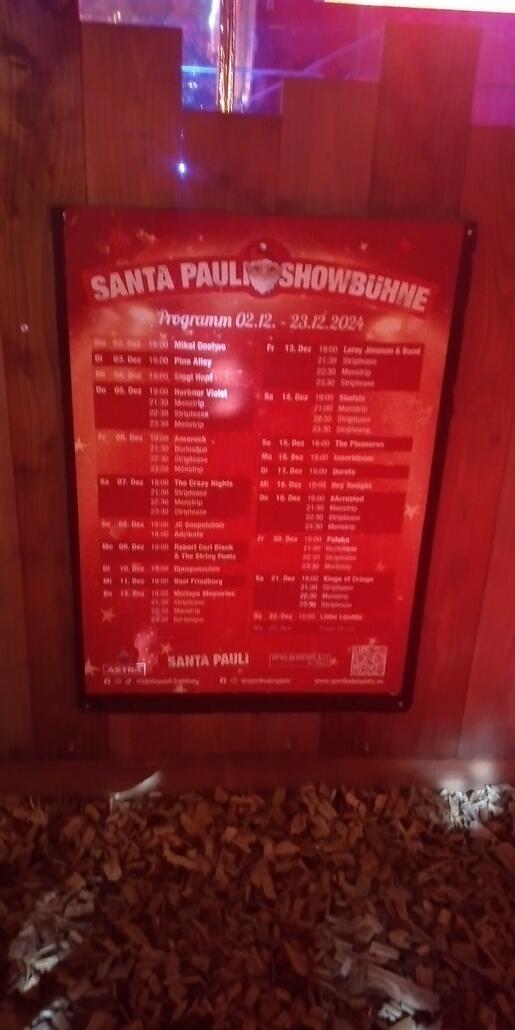 Das Programm für diese kleine Bühne