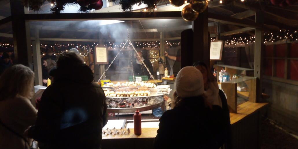 Zum Futtern gibt's auch was