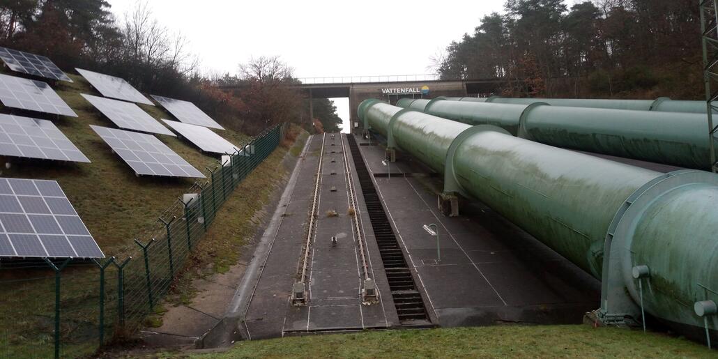 Das steilst Stück, bis zur Brücke bin ich hoch.