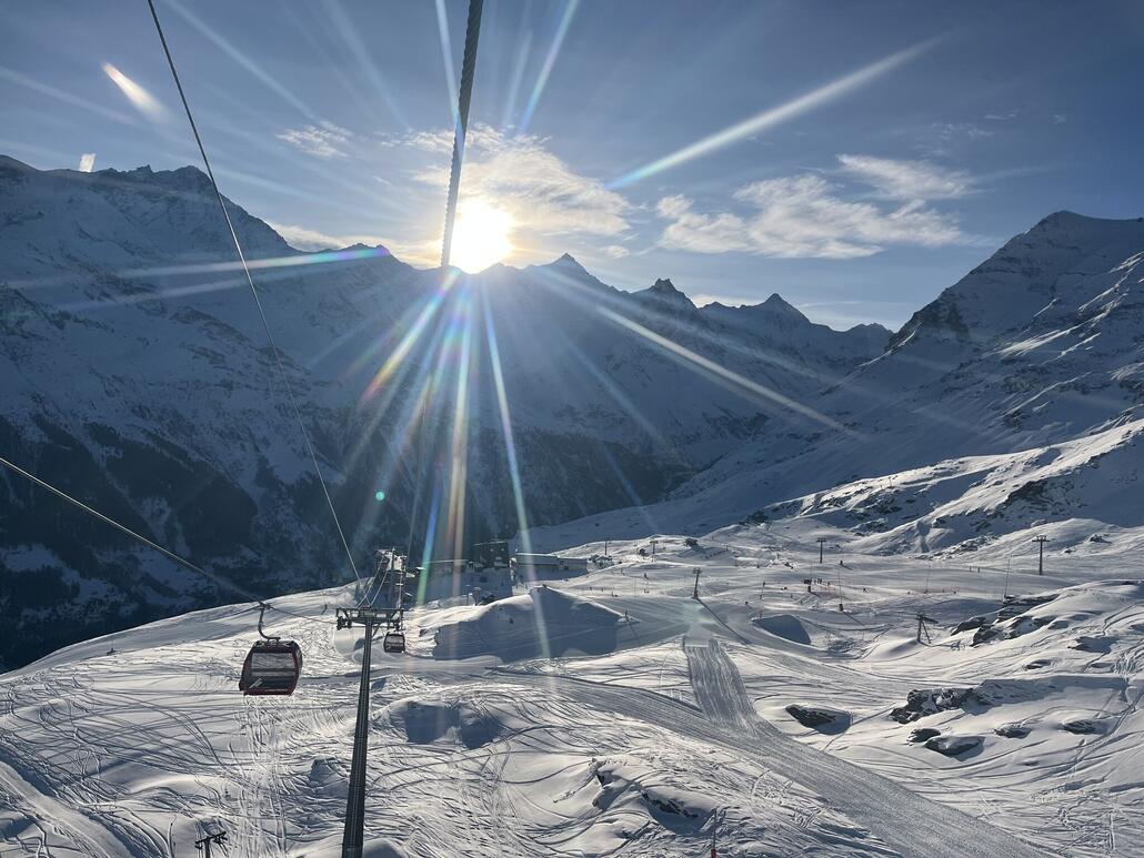 Sonnenaufgang auf Sorebois