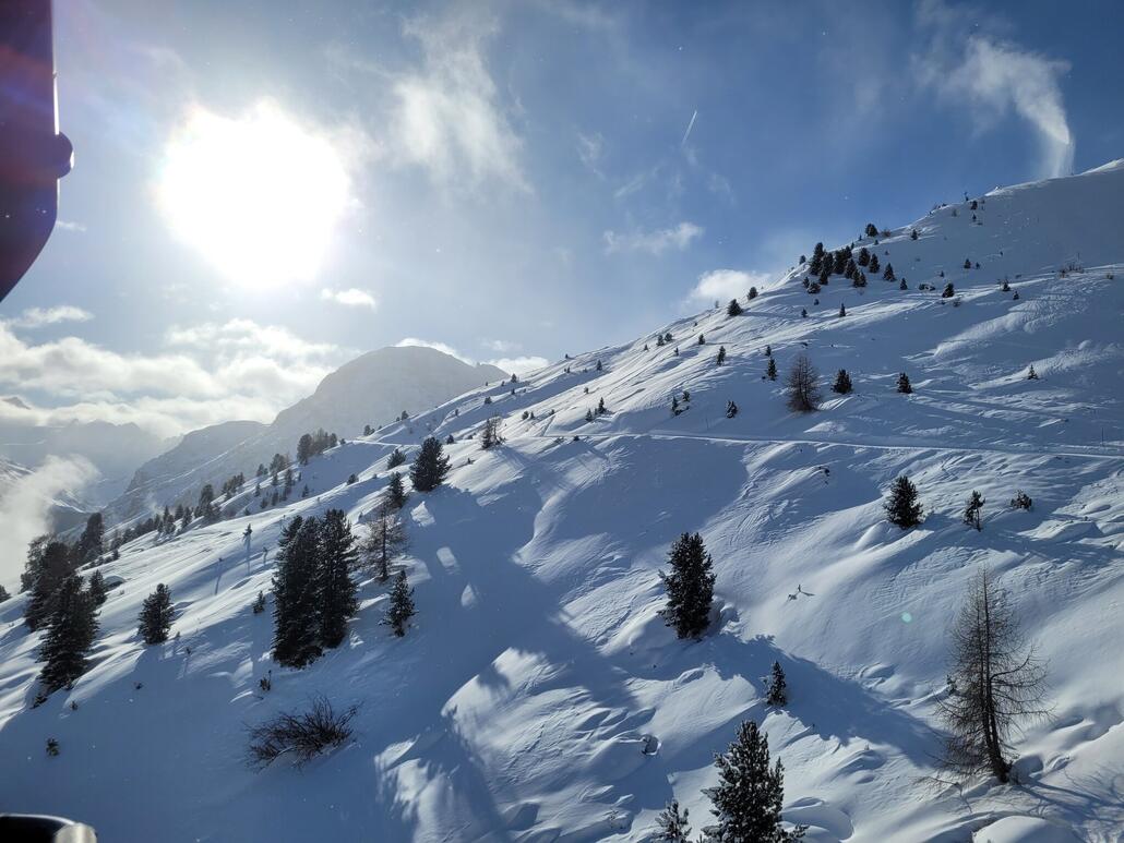Sonne aus dem Col du Pouce