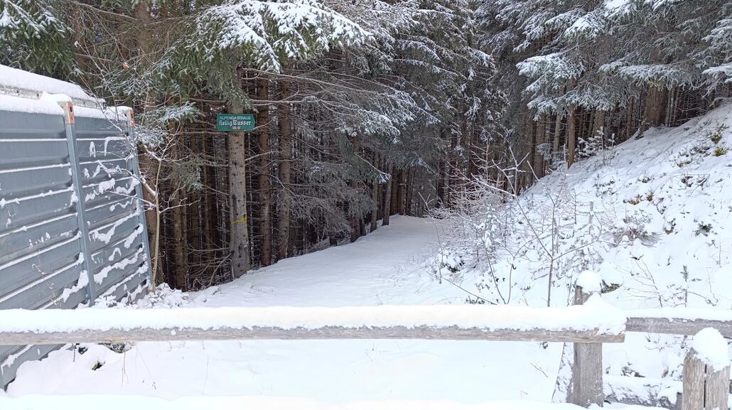 Abzweig Wallfahrtshaus Heiligwasser