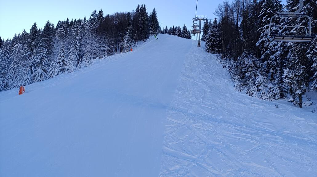 Erster Hangabschnitt