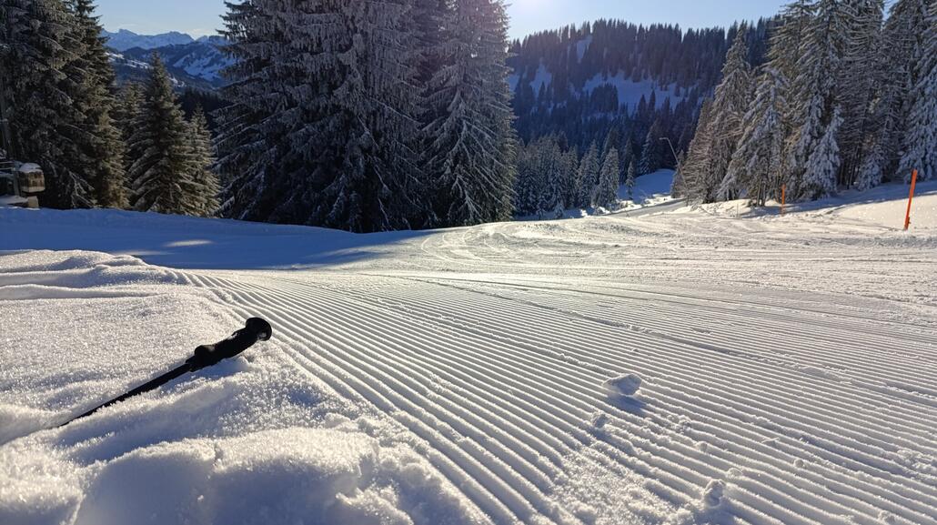 Auch hier gibt es Rillen...