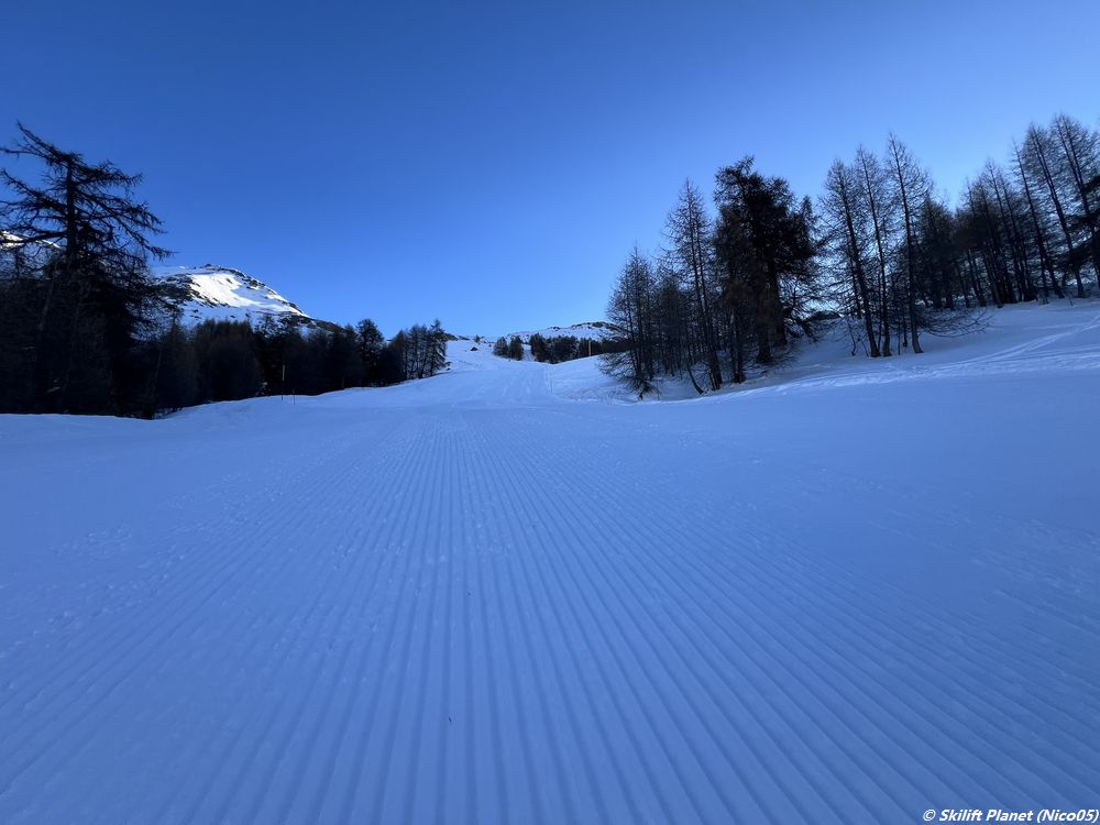 Schwarze Piste le Tsaté, sehr gut
