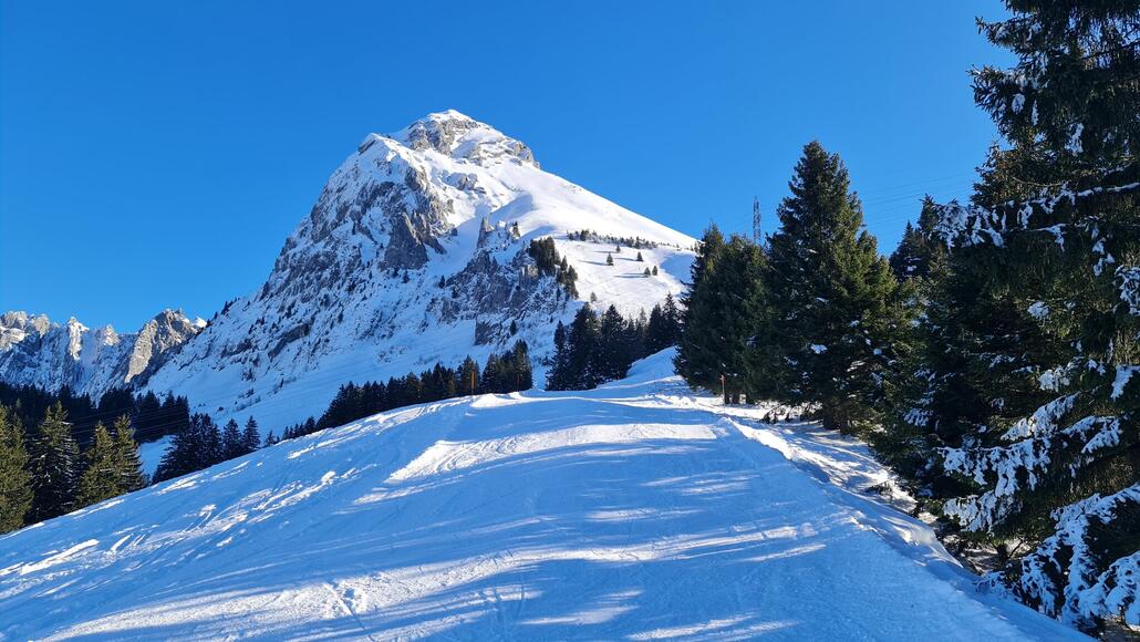 Impression von einer der Abfahrtsvarianten.