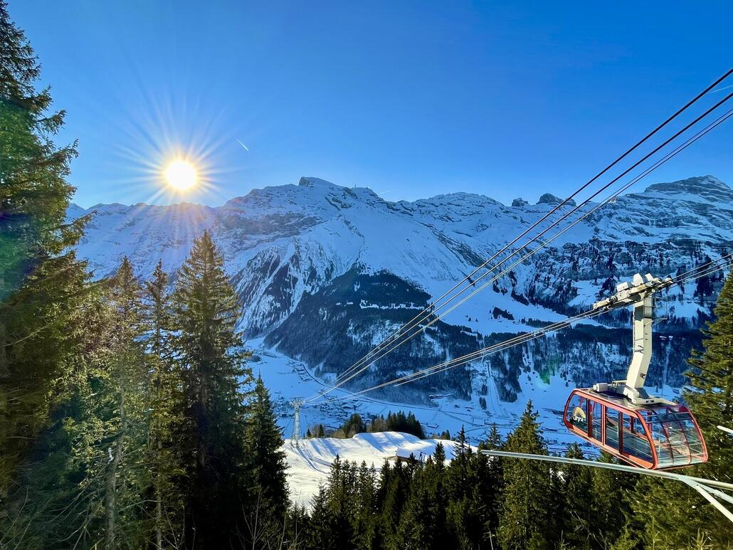 Die Aussicht ist herrlich.