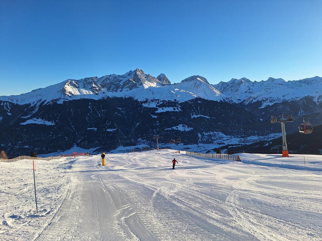 Erste Abfahrt in Somtgant war top.