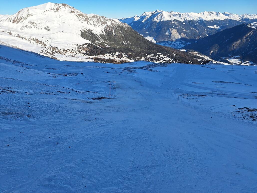 Blaue Piste in Laritg.