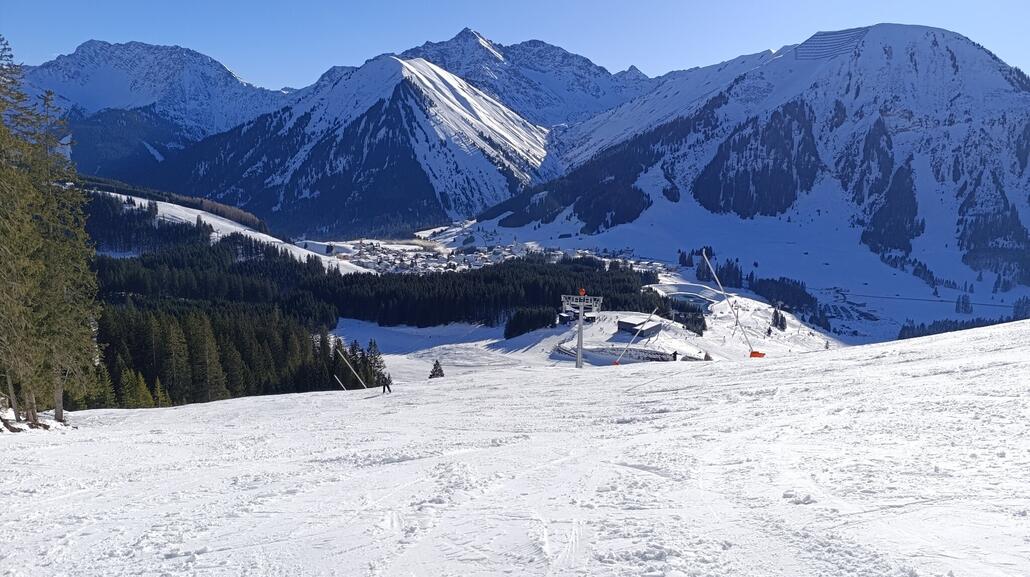 Fluchtlinie Kommende Gondelbahn.