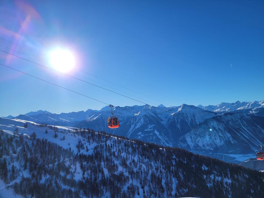 Wetter und Panorama tadellos