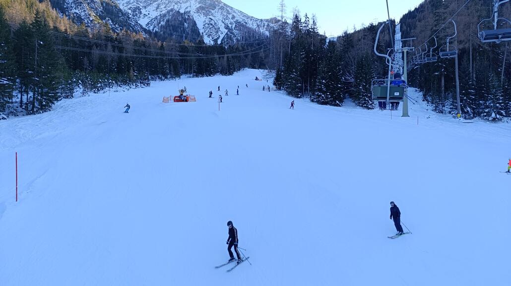 ganz schön was los - vor allem im Vergleich zum Tannheimer Tal