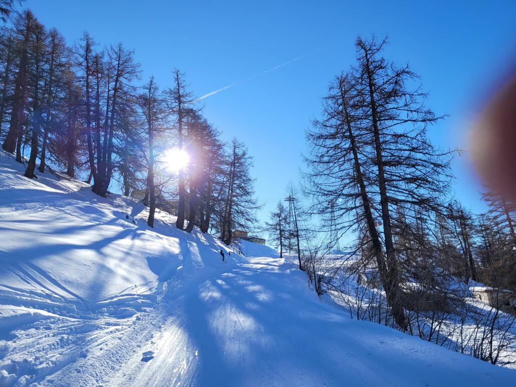 Ziehstück an der Talabfahrt