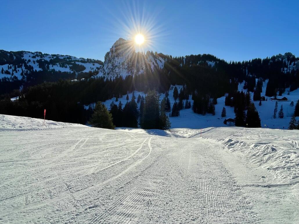 Richtung Ibergeregg ebenfalls grandios.