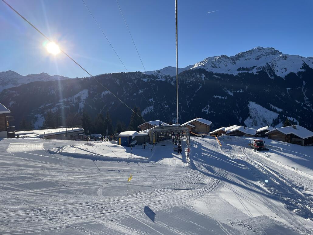 Blick zurück zur Talstation