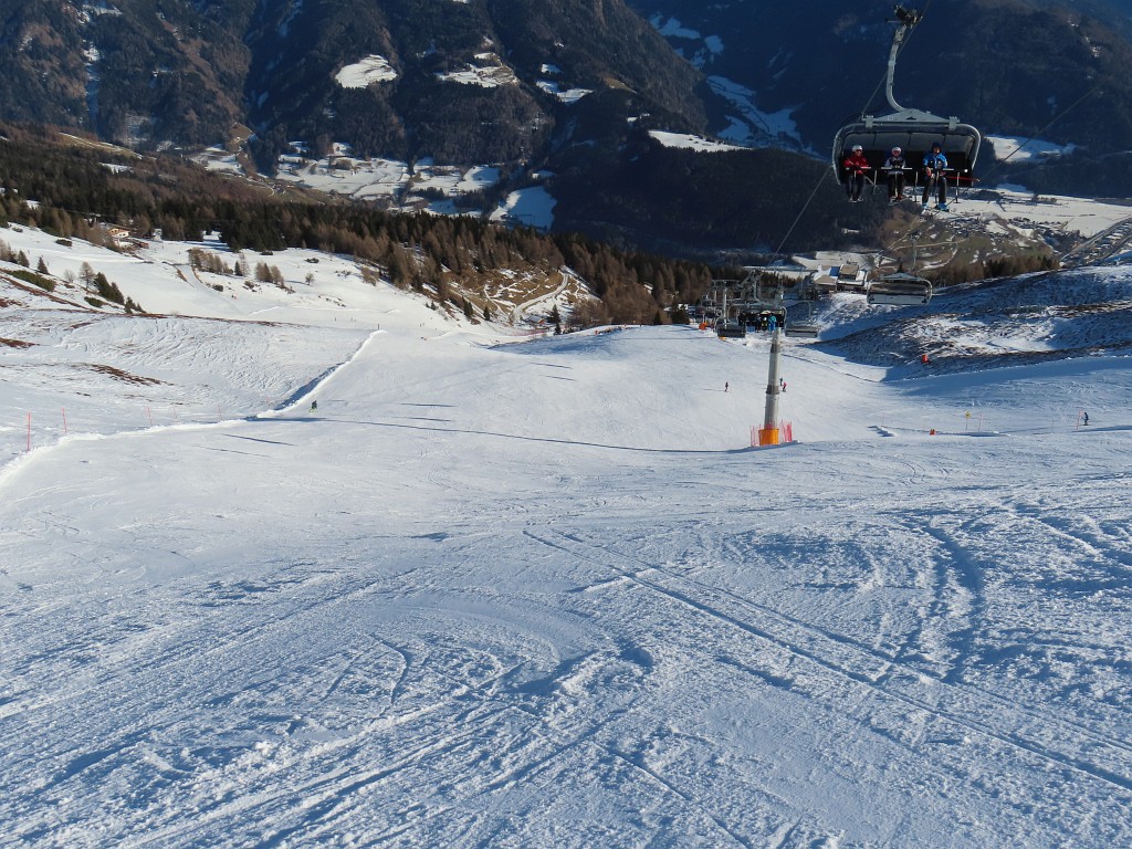 Auf der Piste an der Kombibahn
