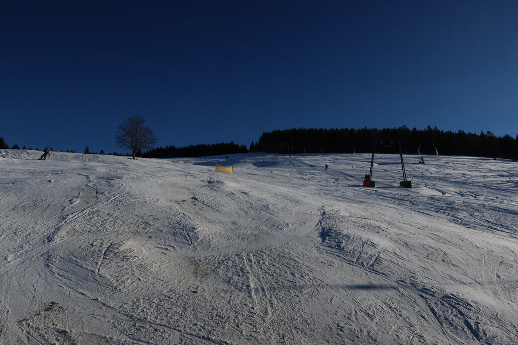 Wenig los am Scheuermattlift
