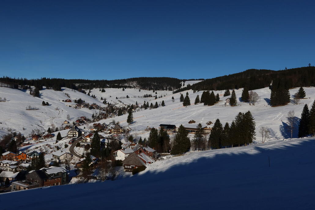 Blick Richtung Kapellenlift und Stübenwasenlift