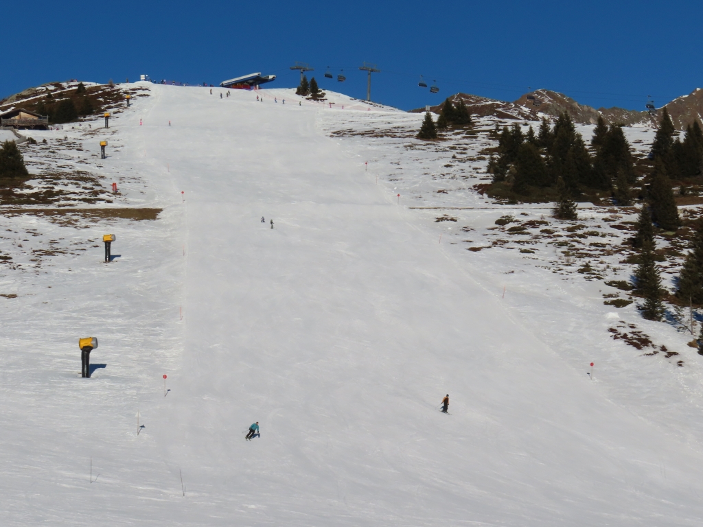 direkte Abfahrt an der 6KSB Hinterberg