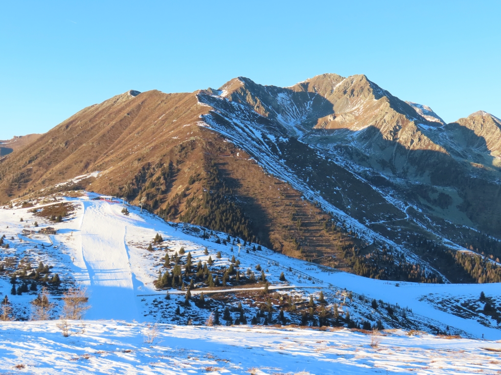 südwestliche Pfunderer Berge im Abendlicht