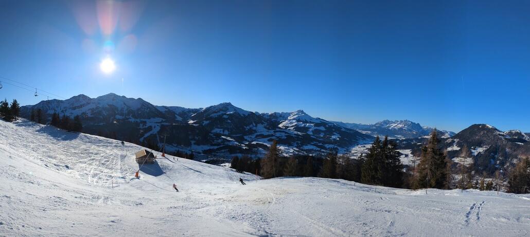 Rückblick Richtung Kitzbühler Horn