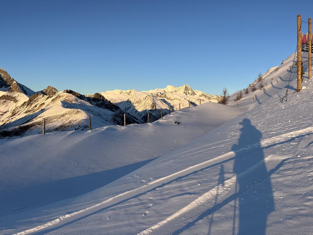 Panorma-Pinkel-Pause mit Blick zum Grossglockner