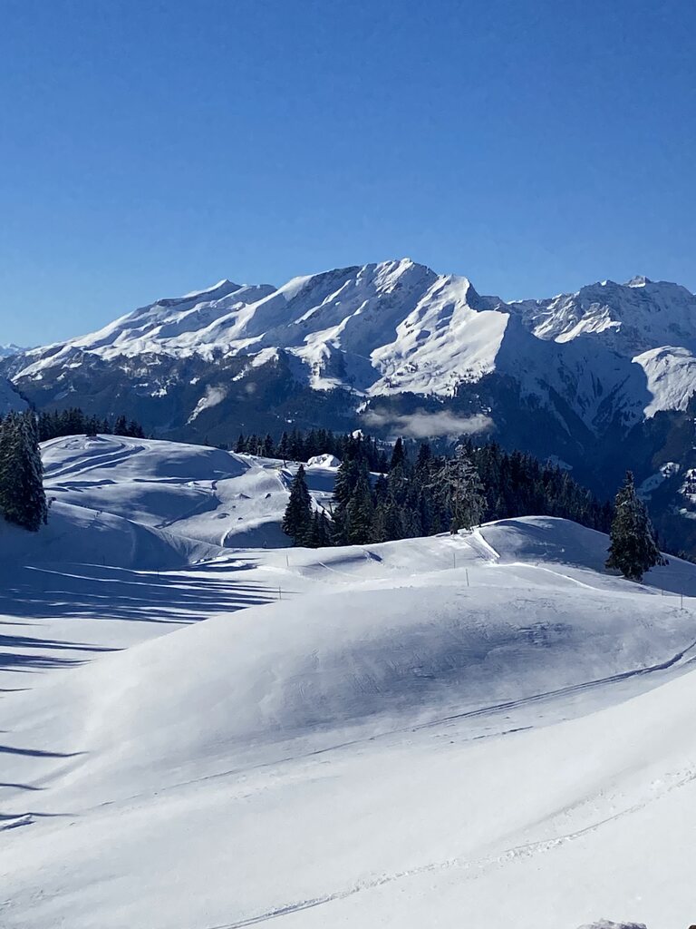 Blick zum Bündälift