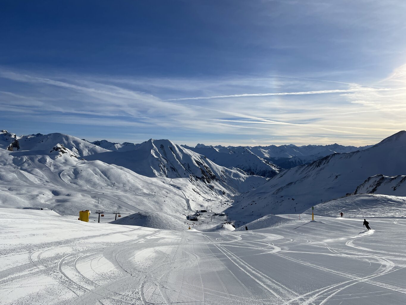 Traumhafte Bedingungen morgens. Am Abend zum Beispiel sah es mancherorts aber anders aus.