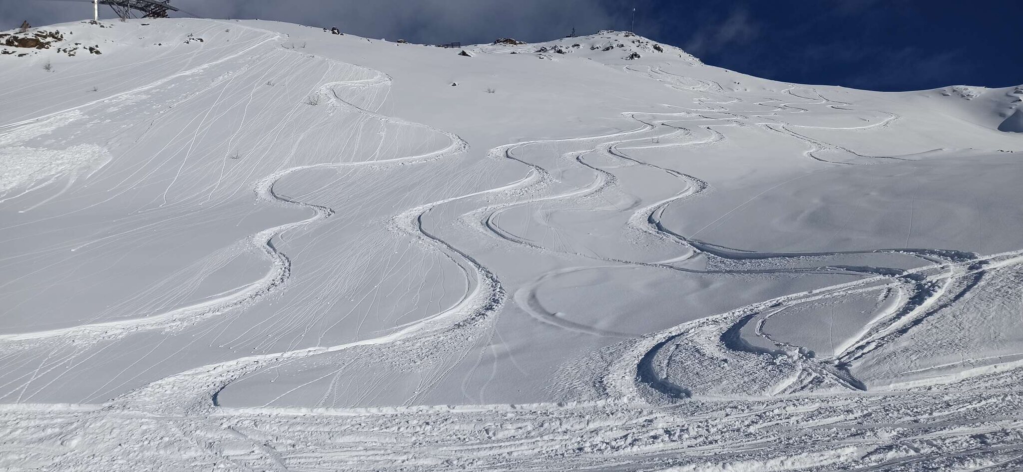 Last run um 16:20, immer noch kaum zerfahren (sind fast alles meine)