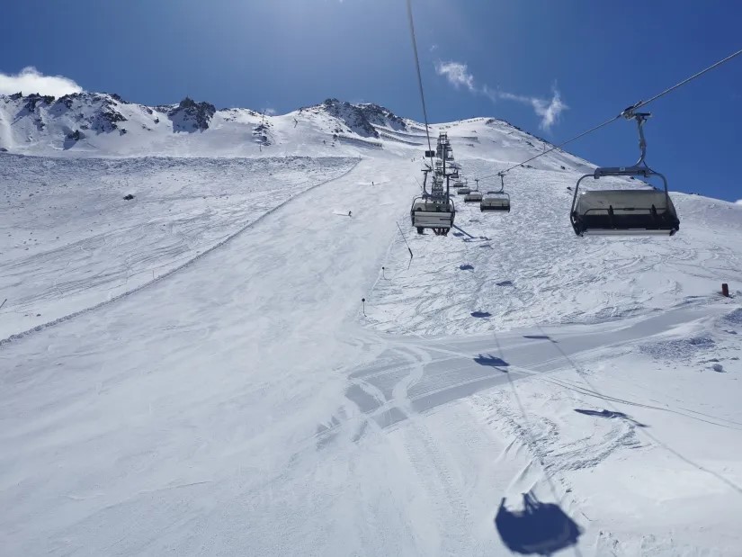 2. In der Höllspitzbahn.