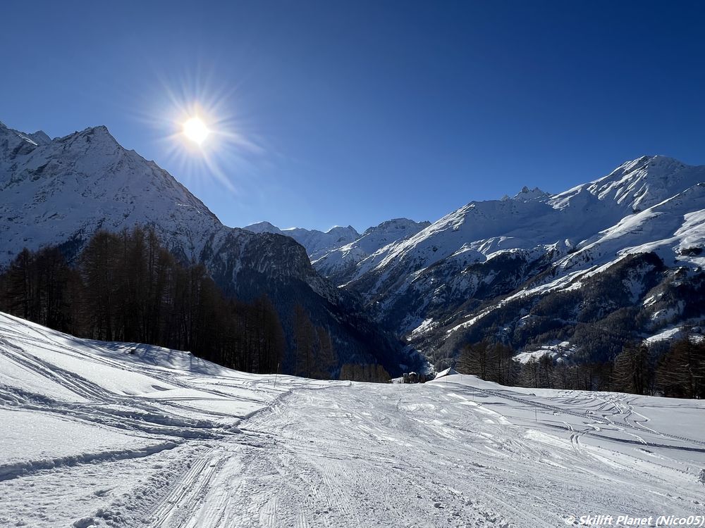 Blaue Piste La Terraz