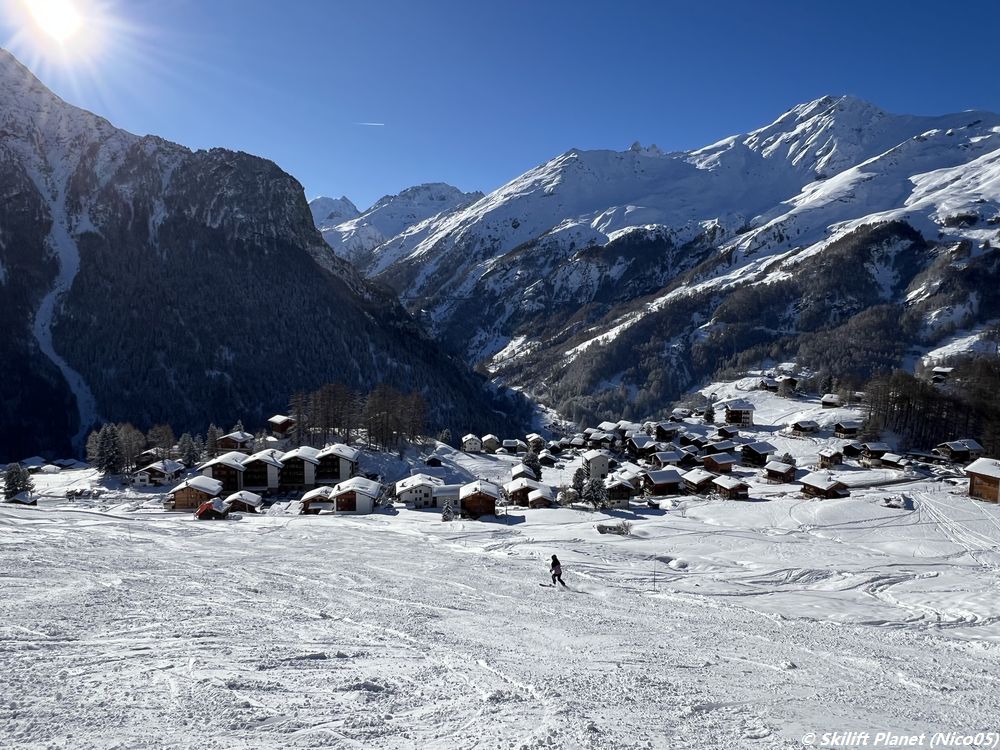 Blaue Piste La Forclaz