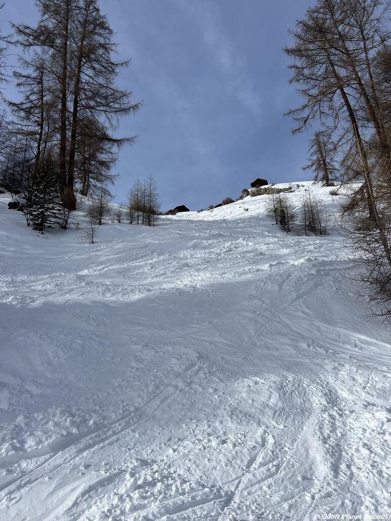 Ehemalige schwarze Talabfahrt