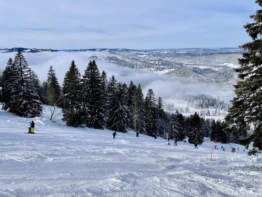 Nachmittags gabs dann Hügelbildung
