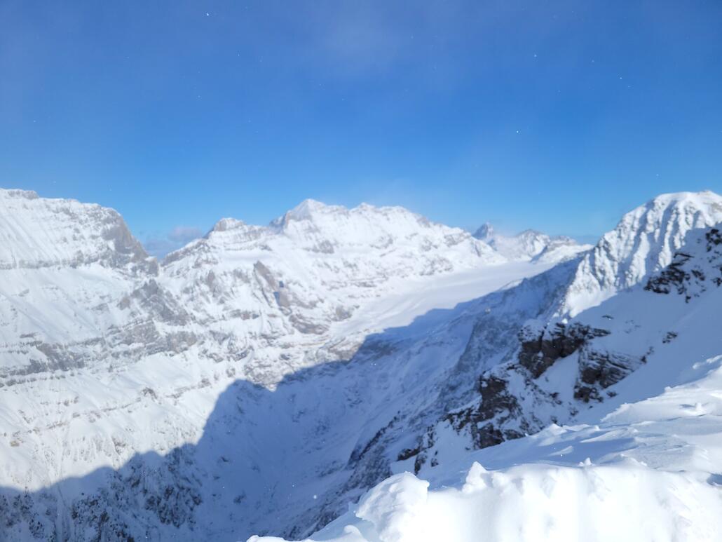 Kanderfirn. Hier bin ich das letzte mal mit Chrigel mit dem Flieger gewesen